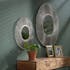 Miroir rond croisillons métal D50 cm TRIBECA