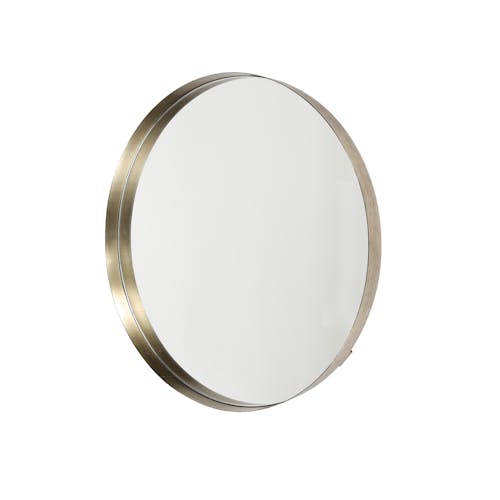Miroir rond doré D 50 cm NIAGARA