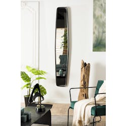 Miroir vertical noir ZALA
