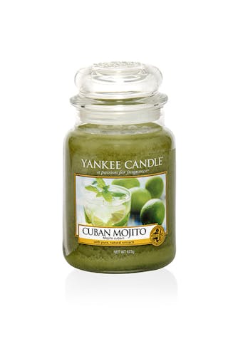 Mojito Cubain bougie parfumée grande jarre YANKEE CANDLE