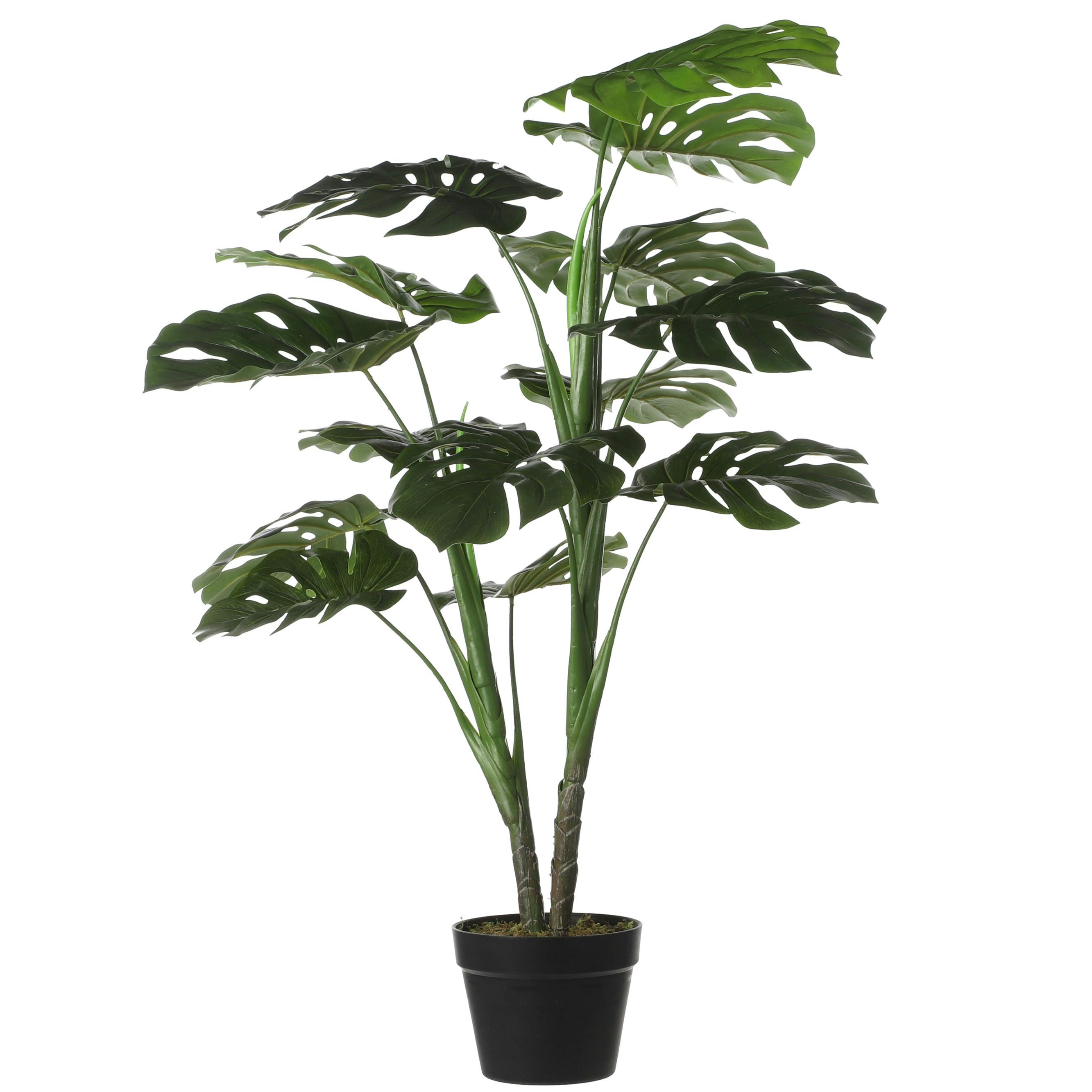 Monstera artificiel en pot H 100 cm