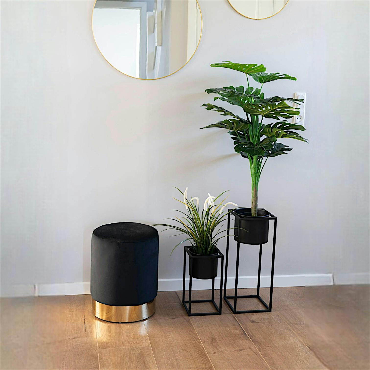 Monstera artificiel en pot H 90 cm