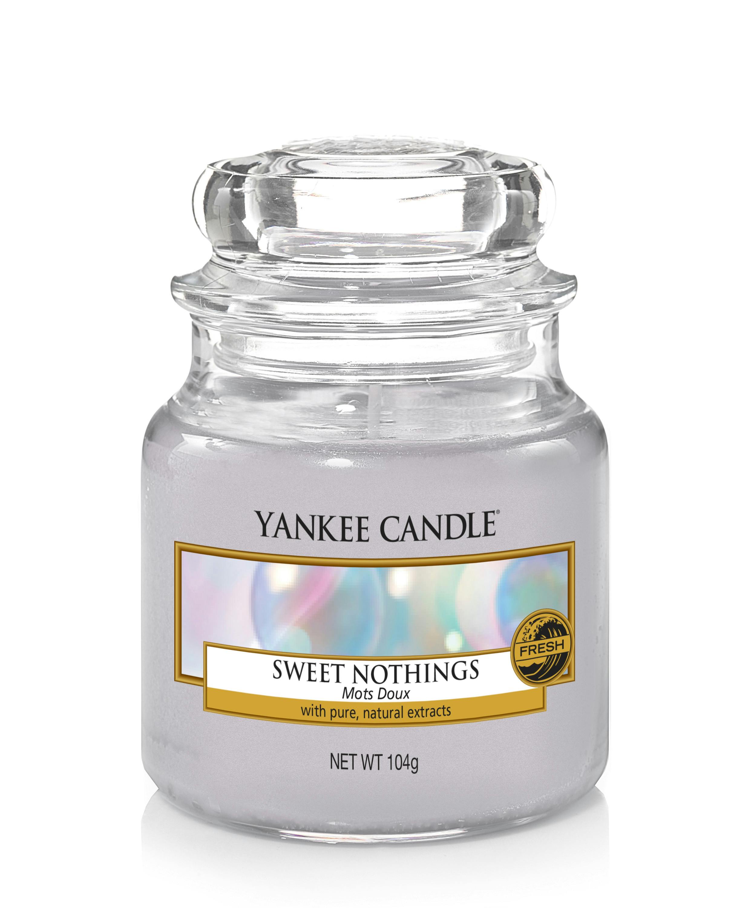 Mots doux bougie parfumée petite jarre YANKEE CANDLE