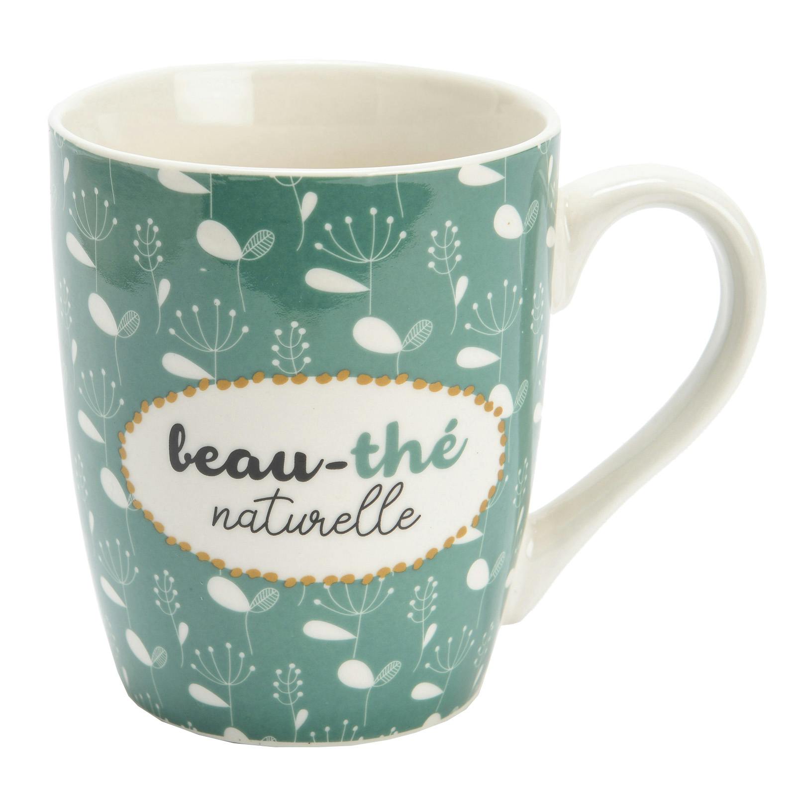 Mug "Beau-thé naturelle" vert