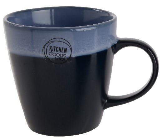 Mug céramique bleu Kitchen 10cm