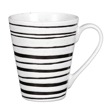  Mug design motif spirale noire