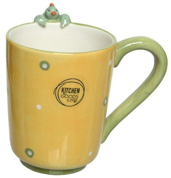 Mug dolomite poussin à pois