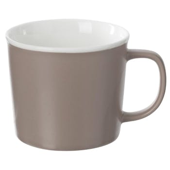 Mug en porcelaine taupe