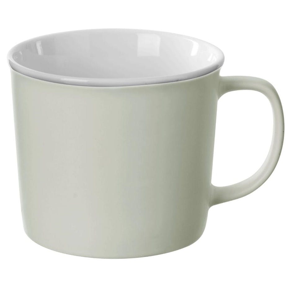 Mug en porcelaine vert menthe