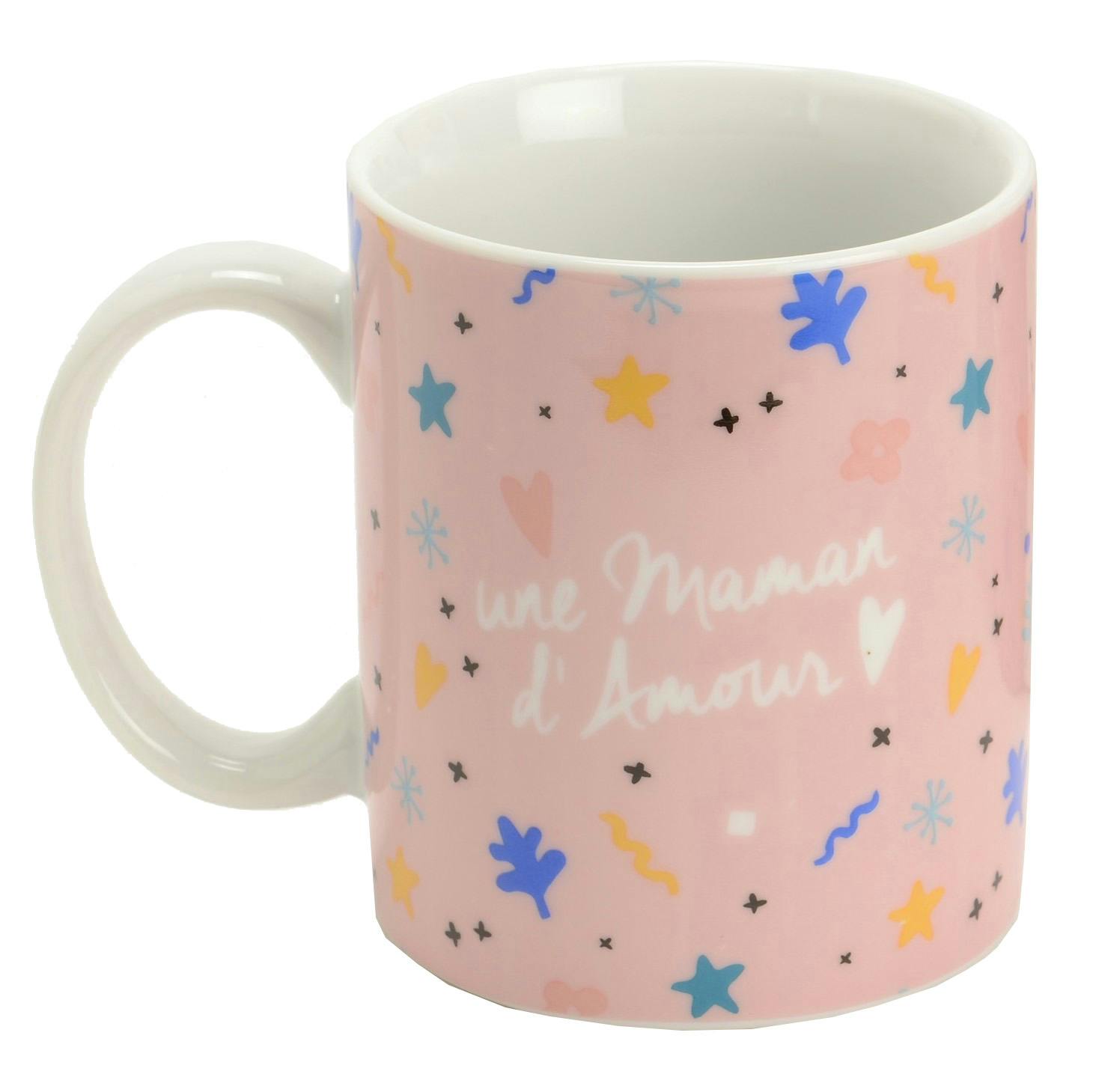 Mug "Maman d'amour" rose