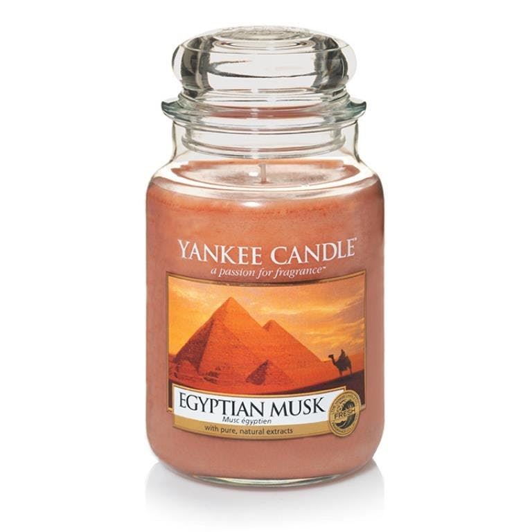 Musc Egyptien bougie parfumée grande jarre YANKEE CANDLE