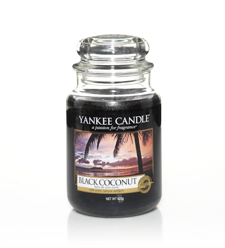 Noix De Coco Noire bougie parfumée grande jarre YANKEE CANDLE