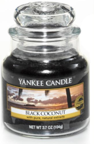 Noix De Coco Noire bougie parfumée petite jarre YANKEE CANDLE