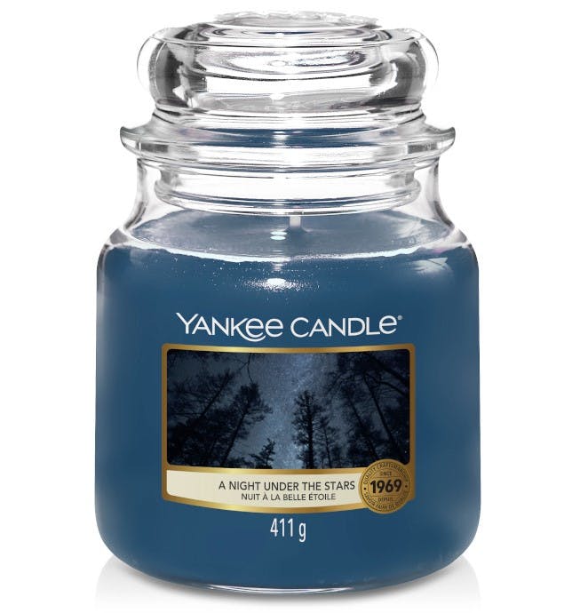 Nuit à la belle étoile bougie parfumée moyenne jarre YANKEE CANDLE