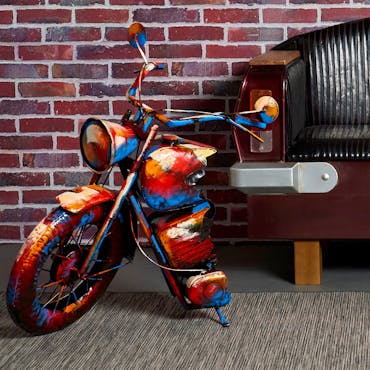  Objet déco à poser moto roue avant