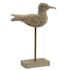 Oiseau en bois sculpté sur socle H25cm