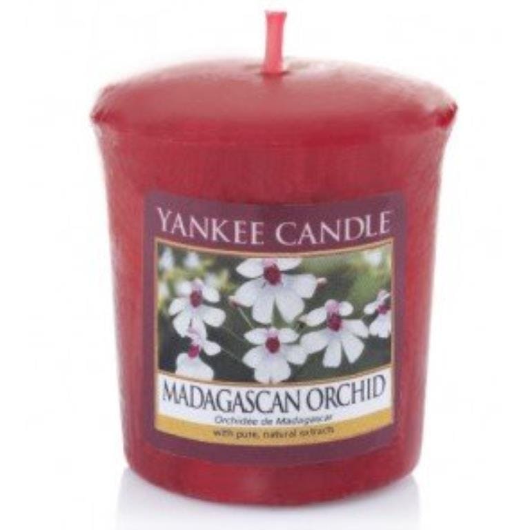 Orchidée de Madagascar bougie parfumée votive YANKEE CANDLE