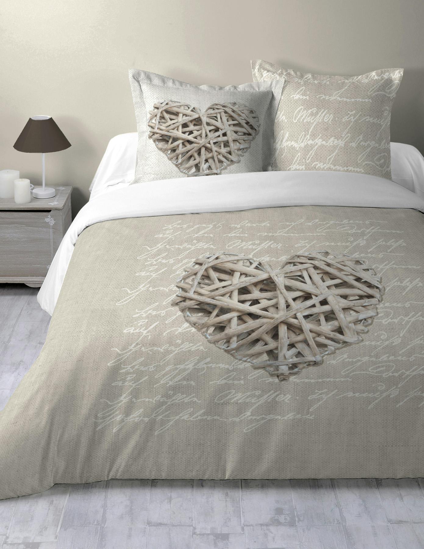 Parure de couette "Wood Love" 2 personnes 260x240