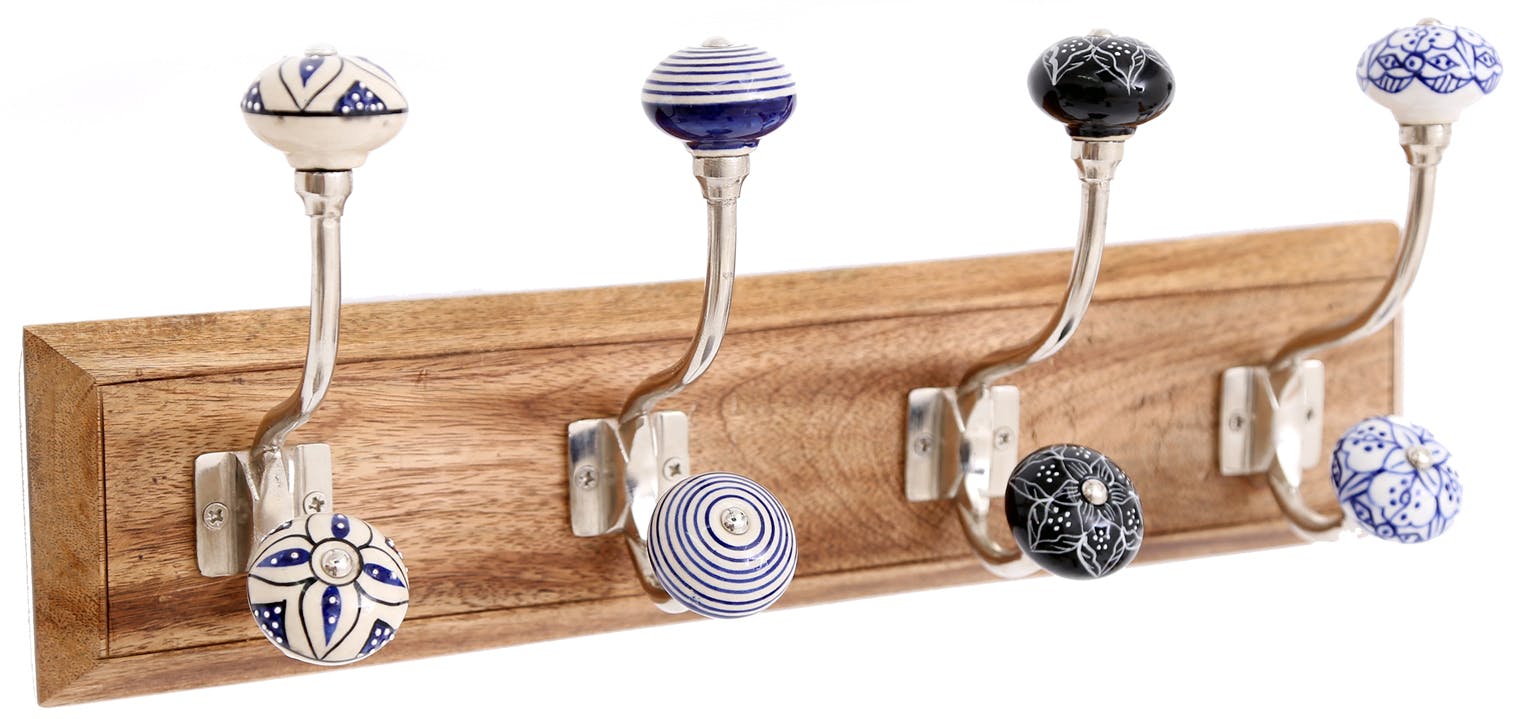 Patère 8 têtes boutons de meuble M2