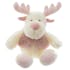 Peluche Renne gilet rose tout doux 28 cm