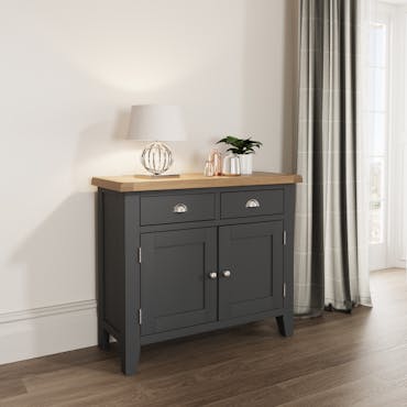 Petit buffet en bois finition charbon COVENTRY