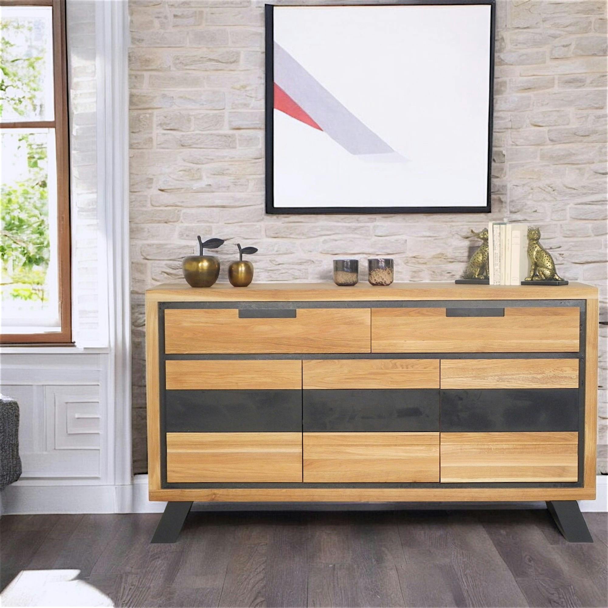 Petit buffet en bois PORTREE