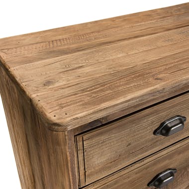 Petit meuble de rangement en bois de pin recyclé DENVER