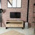 Petit meuble tv en bois recyclé AUCKLAND