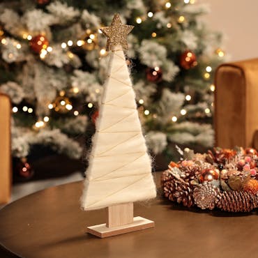 Petit sapin de Noël avec étoile 40 cm