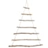 Petit sapin de Noël mural enneigé H 90 cm