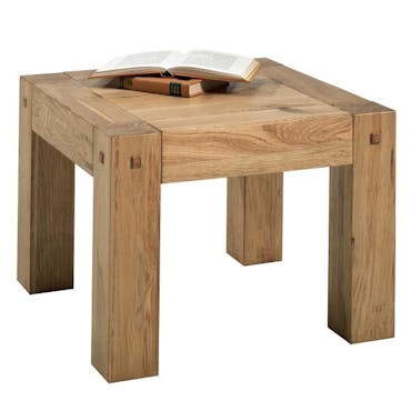  Table basse carree en bois de style campagne