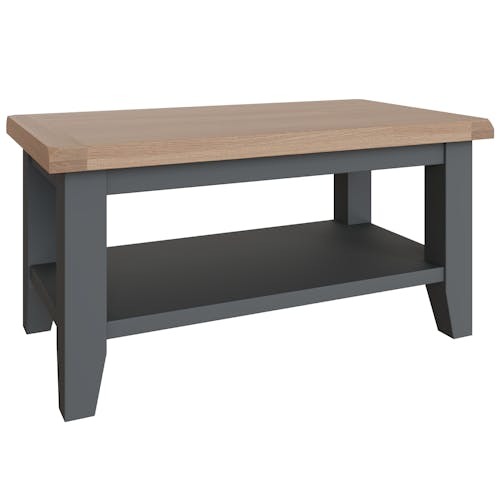 Petite table basse en bois finition charbon COVENTRY