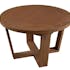 Petite table basse ronde bois cannelle 65x65x40 FANNY