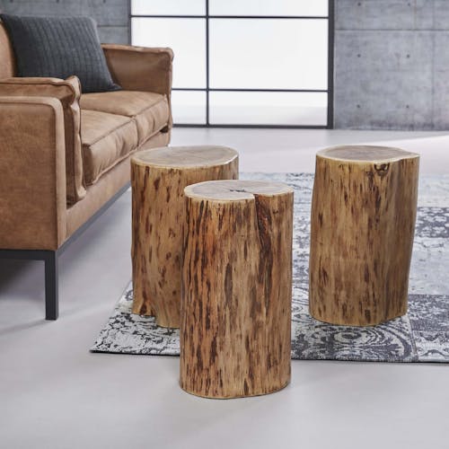 Table Haute/Mange debout (tronc d'arbre) - Integral Solution