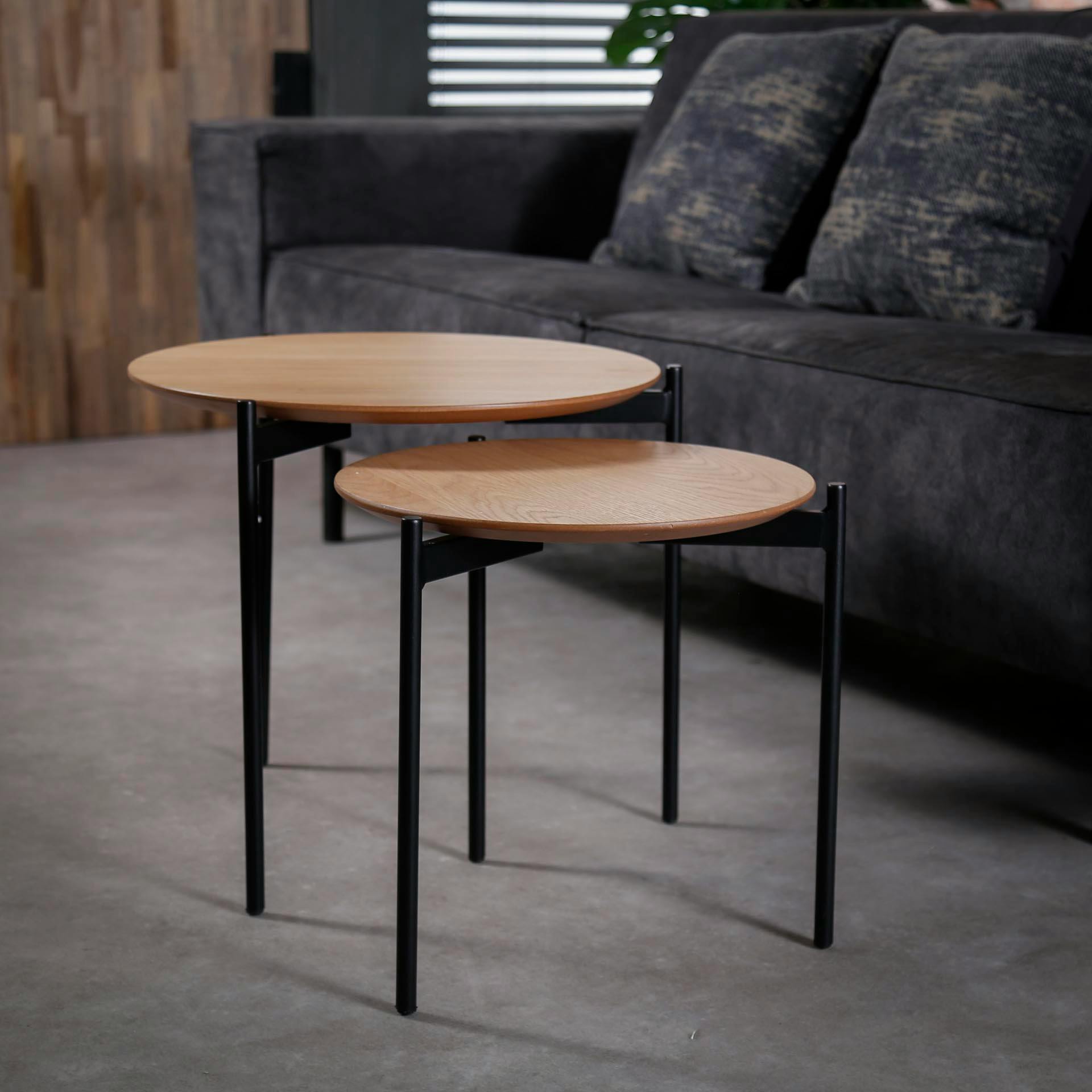 Petite table gigogne contemporaine (2 pièces) Göteborg