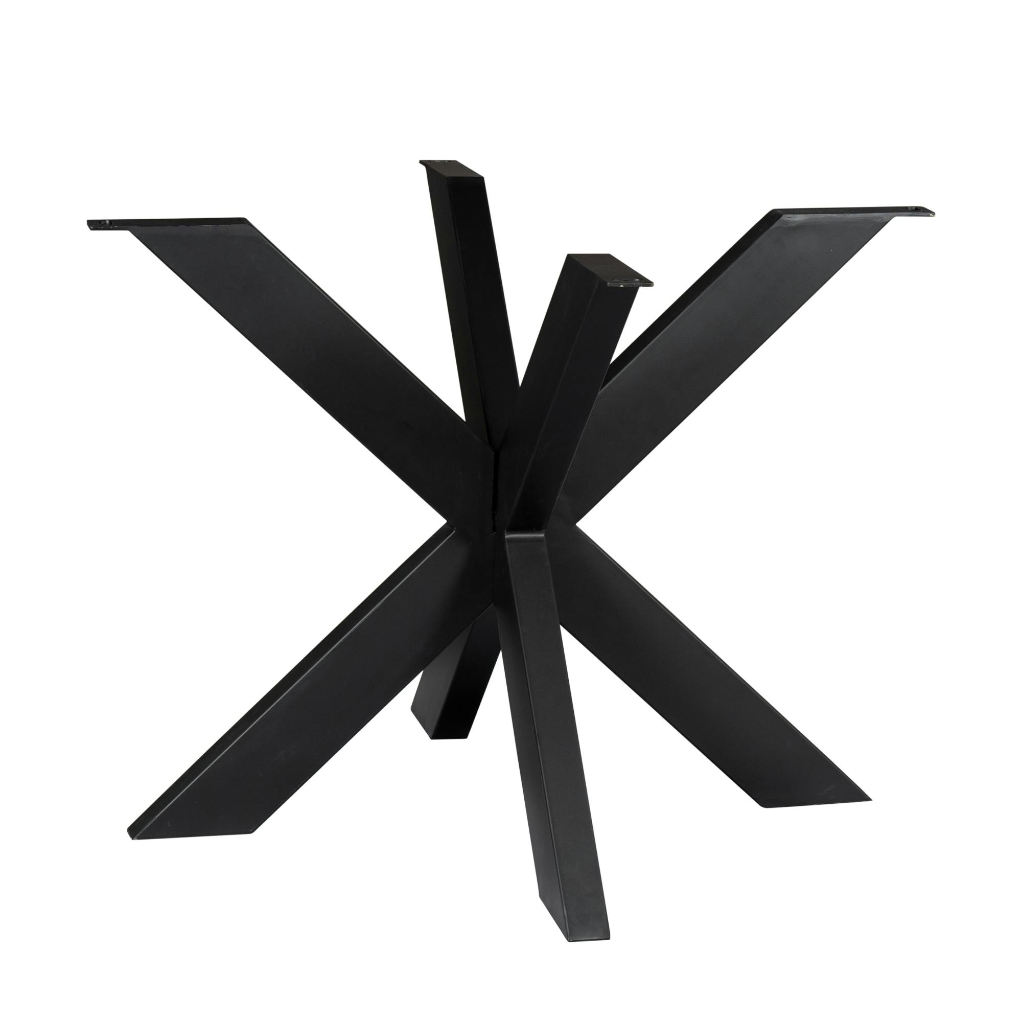 Pied de table mikado en métal noir pour table ronde / carrée RALF