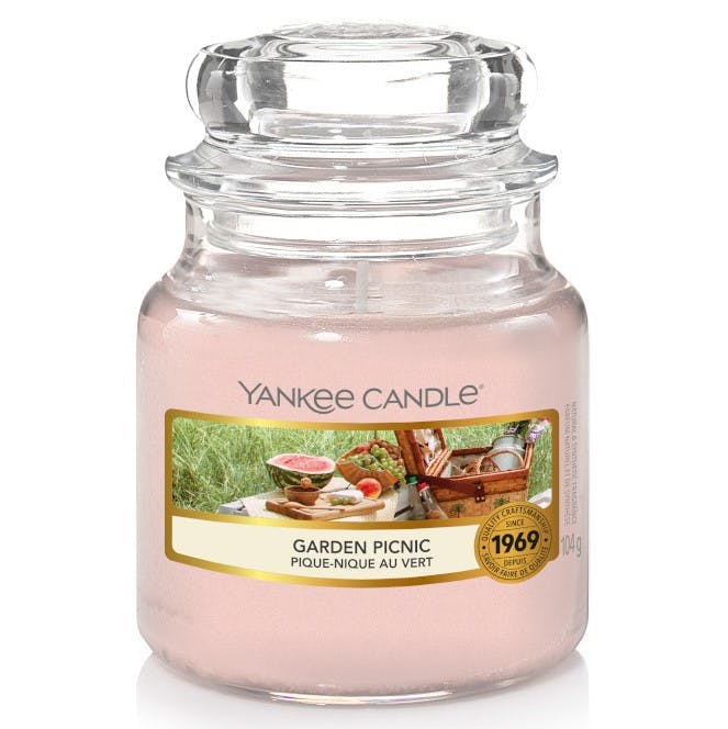Pique-nique au vert bougie parfumée petite jarre YANKEE CANDLE