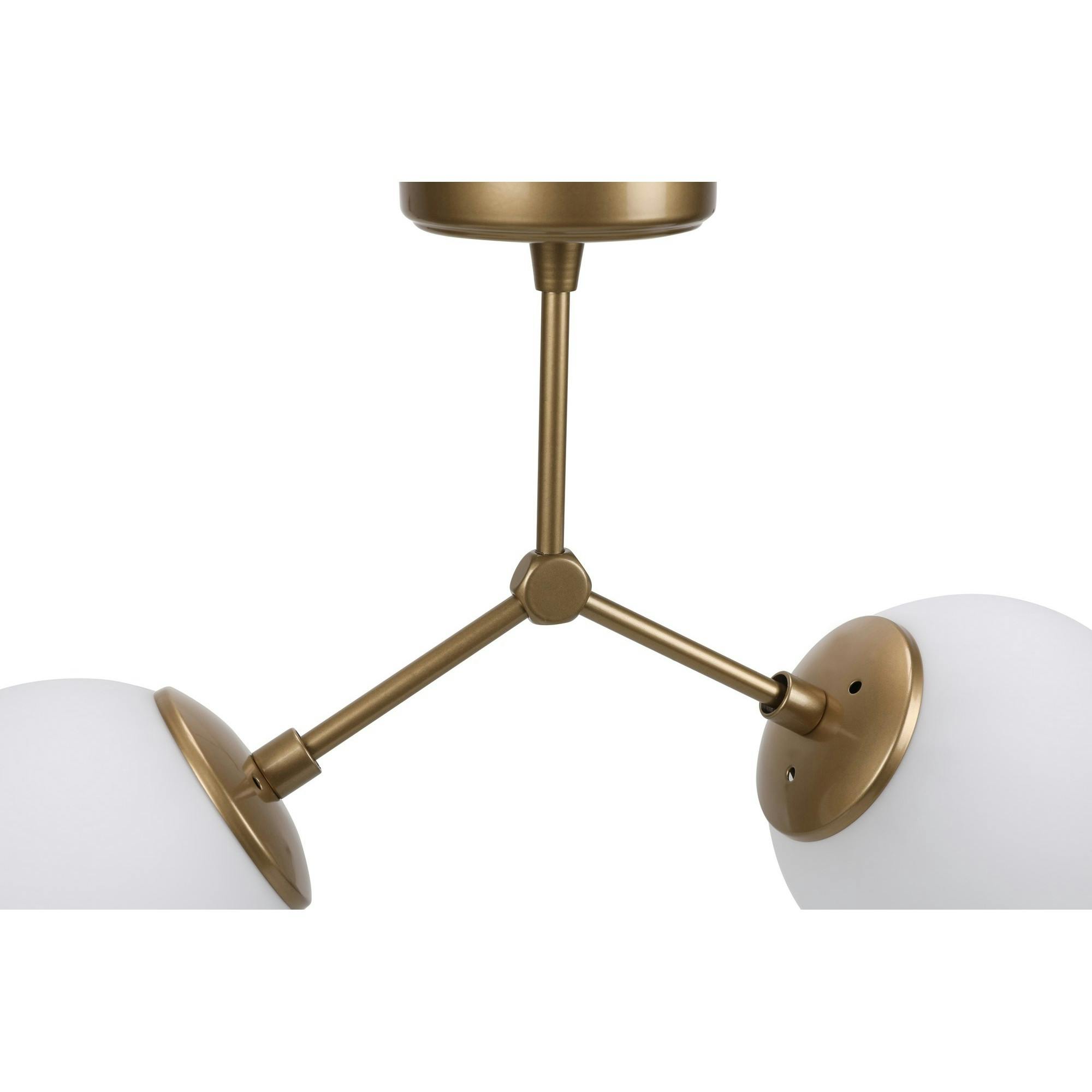 Suspension design noire 6 globes verre dépoli SIERRE
