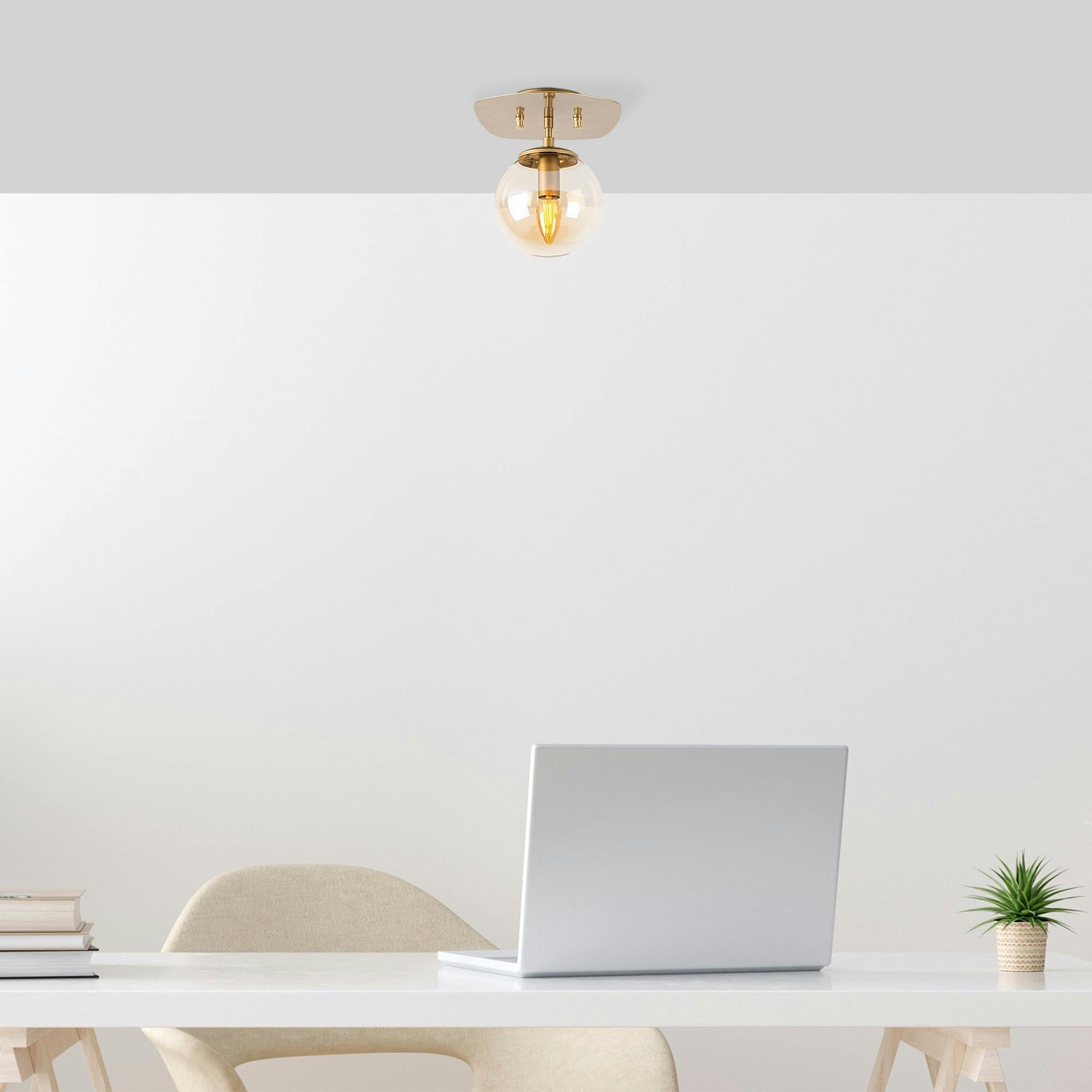 Plafonnier en verre – petit globe design SIERRE