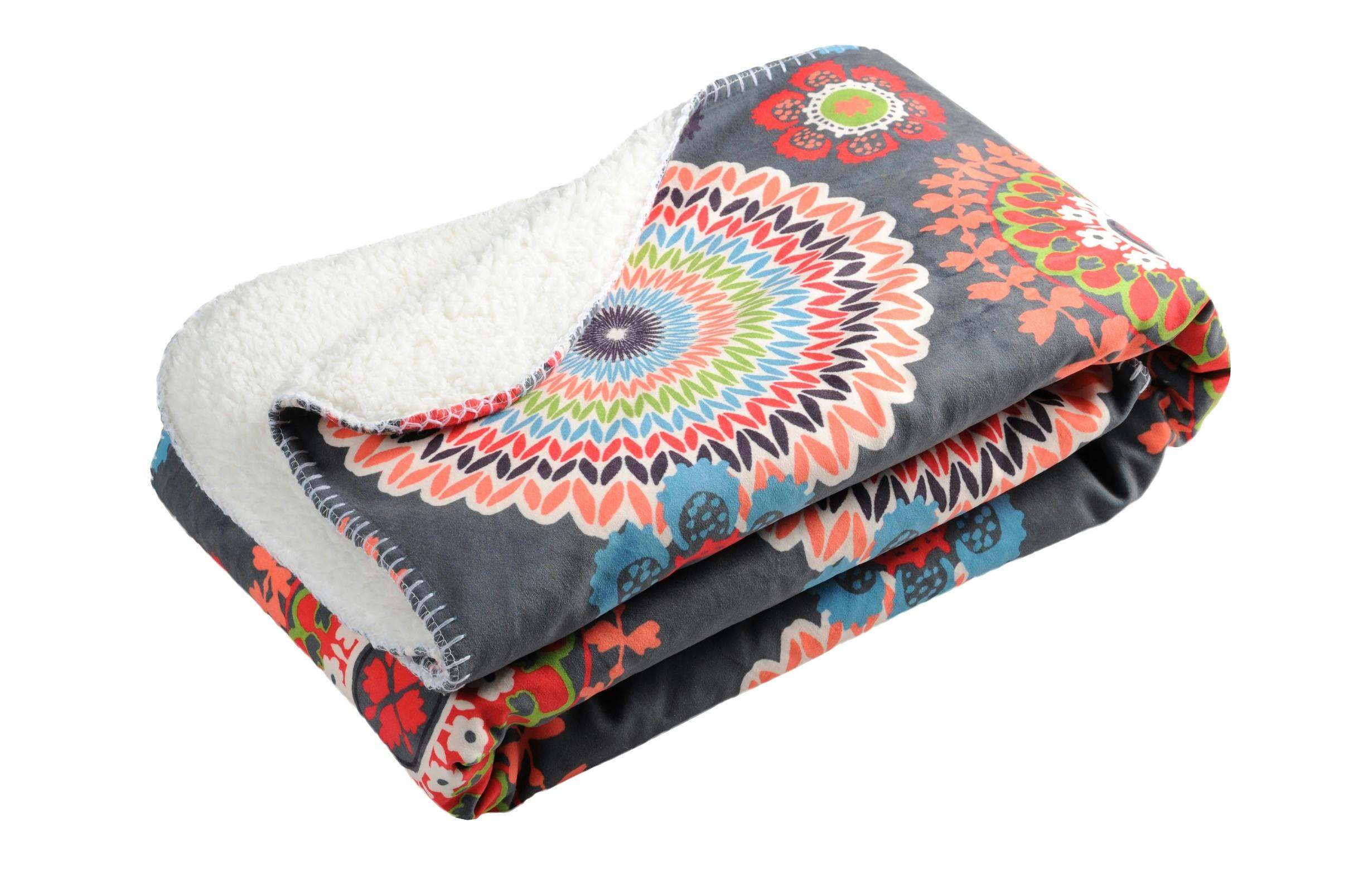 Plaid caramba gris color 130x150cm