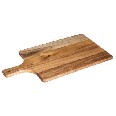 Planche à découper en acacia avec manche 50x25cm