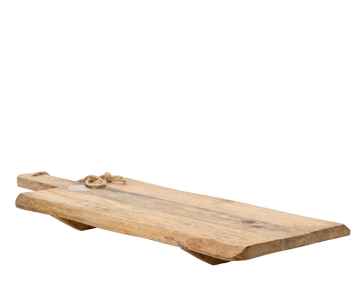 Planche à découper rectangulaire bois de manguier 27 x 70 cm