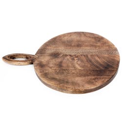 Planche à découper ronde bois manguier 28 cm