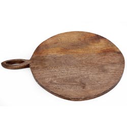 Planche à découper ronde bois manguier 38 cm