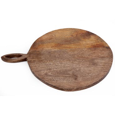  Planche à découper ronde bois manguier 38 cm