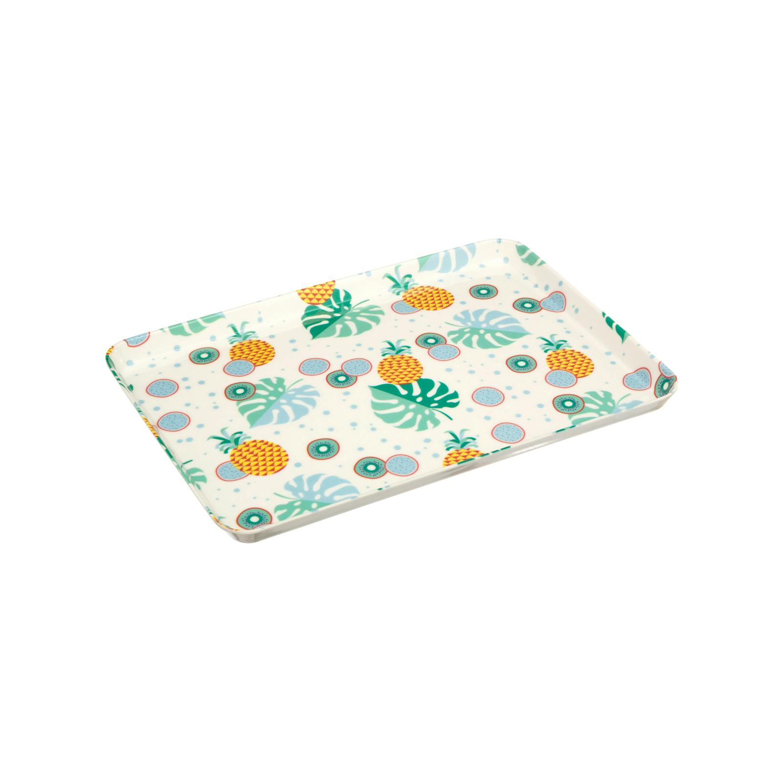 Plateau décor ananas 30x22cm
