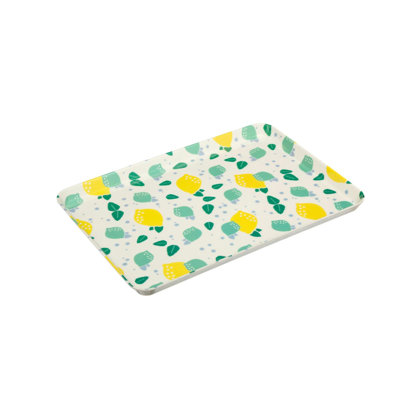 Plateau décor citrons 30x22cm