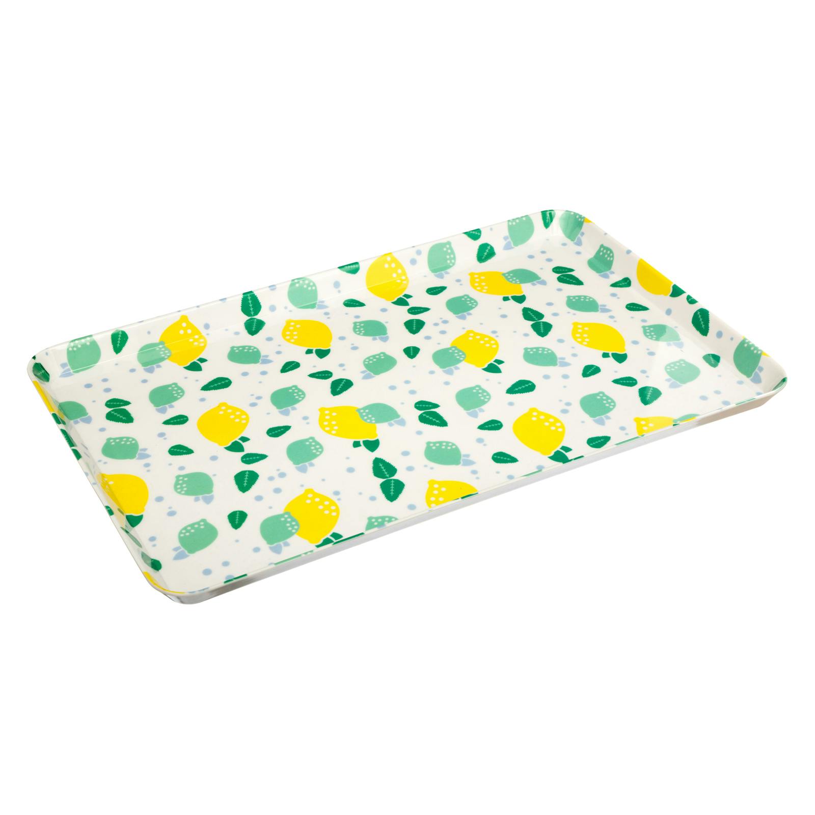 Plateau décor citrons 45x30cm