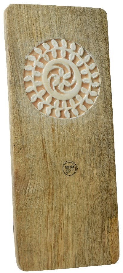 Plateau manguier rosace sable 40cm