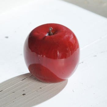 Pomme déco de Noël PIERIMPORT 7,5 cm